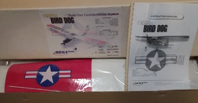 NEW Mega Models US Army CESSNA BIRD DOG R/C Airplane Kit - 45" Wingspan - NIB - Image 1 of 4