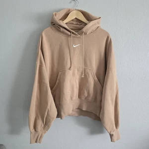 Nike Womens Oversized Tan Hoodie Pullover Sweatshirt DQ5858-200 Size Med - Picture 1 of 10