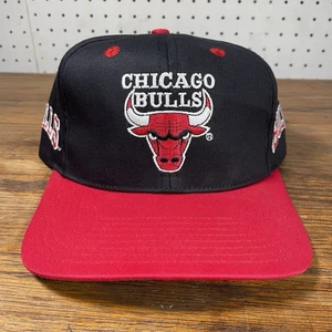 Chicago Bulls Twins BackTalk Vintage 90s Snapback Hat Baseball Cap NBA Sports AOP - Bild 1 von 16