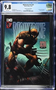 WOLVERINE Vol 3 #20 CGC 9.8 WHITE PAGES!  RETAILER INCENTIVE EDITION! - Picture 1 of 3