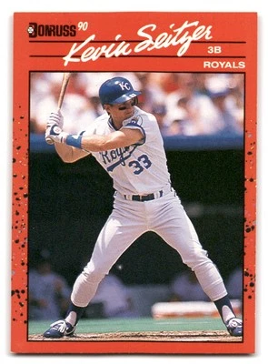 Kevin Seitzer 1990 Donruss Baseball #85 Kansas City Royals - Image 1 of 2