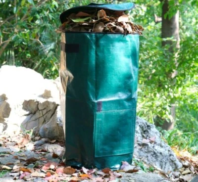 Organic Waste Kitchen Garden Yard Compost Bag Environmental PE Cloth Planter  - Изображение 1 из 4