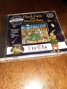 Black Cats & Pointed Hats CD-Rom by Tivola (2000) for Win 95/98/NT, MAC 7.1 - Picture 1 of 3