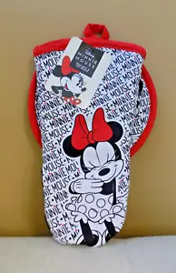 Disney Minnie Mouse Kitchen Oven Mitt & Pot Holder Set NEW - Picture 1 of 5