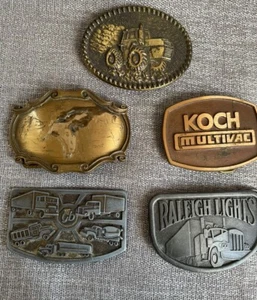 Herren Konvolut Vintage Gürtelschnallen Etui 79’ Koch Raleigh Lights Messing/Zinn - Bild 1 von 10