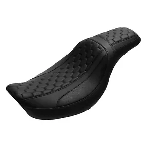 Black Rider Driver Passenger Seat Fit For Harley Dyna Low Rider FXDL 06-17 09 08 - Picture 1 of 10