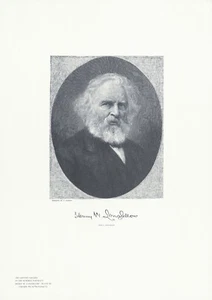 1897 Portrait of Henry Wadsworth Longfellow - Picture 1 of 1