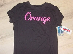 SEXY SYRACUSE University ORANGE Sparkly JUNIOR T-Shirt NEW Women LARGE - Picture 1 of 8