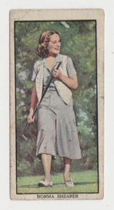 Tarjeta coleccionable Norma Shearer 1939 Mars Confections famosas estrellas de cine #18 - Imagen 1 de 2