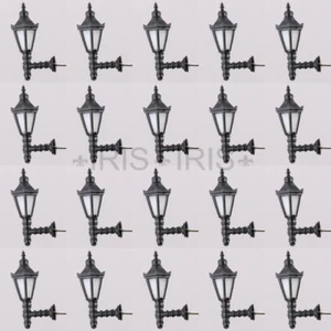 20P Model Railway Led Lamppost Lamps Wall Lights 1:25 Etc. G Scale 3V Warm White - Picture 1 of 13