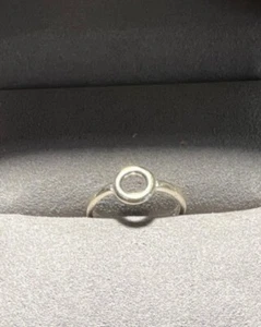 LINKS OF LONDON 925 SOLID STERLING SILVER Infinity  Circle TIMELESS RING N SZ 7 - Picture 1 of 6