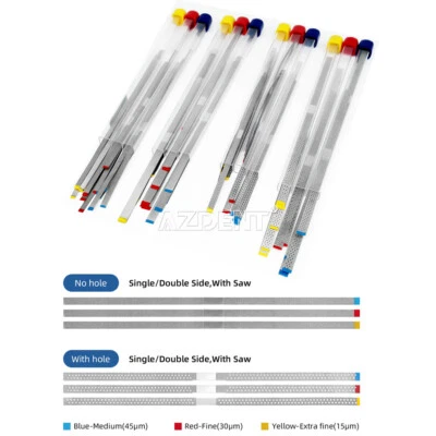 Barra pulida de tira pulida dental diamante pulido de arena agujero único / doble Foto 1 de 4