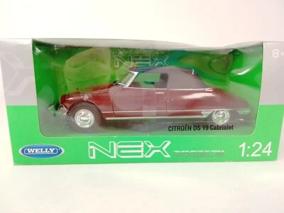 Welly Citroen DS 19 Cabriolet 1965 1/24 22506PR - Immagine 1 di 3