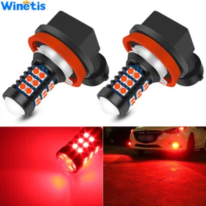 H8 H11 Bright Red LED Fog Driving Light Bulbs Plug N Play for 2020 Honda Civic - Picture 1 of 8