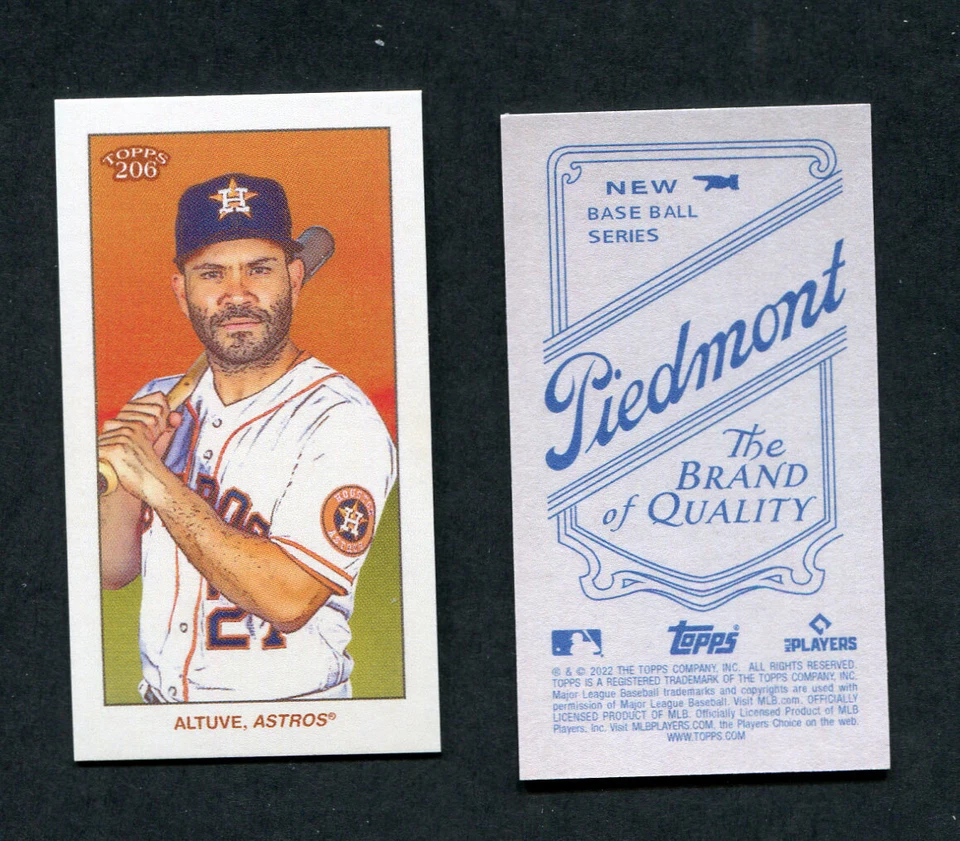 2022 Topps 206 Wave 2 Piedmont Back Parallel Complete Your Set You Pick - Image 1 of 1