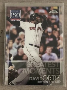 David Ortiz 2019 Topps Chrome 150 Years of Baseball Insert Card. Boston Red Sox - Picture 1 of 1