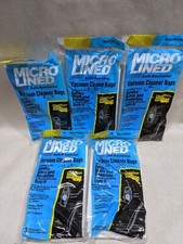 5 x Micro Lined Anti-Bacterial  Vacuum Cleaner Bags Style U Eureka Bravo 3/pk