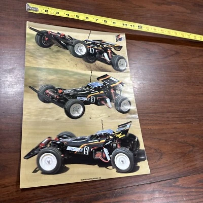 Rare Vintage Tamiya Hotshot 2 II  Poster 10 in x 14 in  Two Sided.  MRC - Image 1 of 4