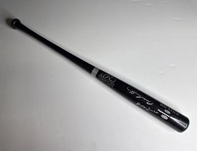 Alex Rodriguez Signed Black Big Stick Baseball Bat Yankees 'Bronx Bomber' PSA - Image 1 of 4