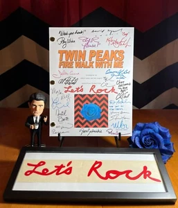 Twin Peaks: Fire Walk With Me Script Cast-Signed - Autograph Reprints - Picture 1 of 8