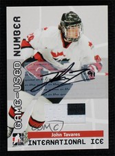 2006 In the Game-Used International Ice Signature Series /10 John Tavares Auto