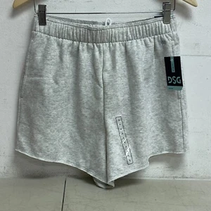 DSG Women's Relaxed Fit Oversized Fleece Shorts Light Heather Grey DAW11431H - Picture 1 of 5