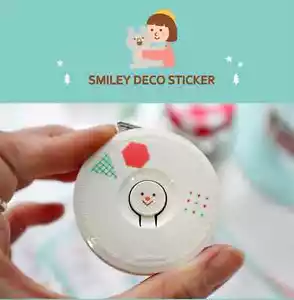 #20 Mostra il tuo sorriso simpatici semplici adesivi in PVC deco 7 fogli - Foto 1 di 8
