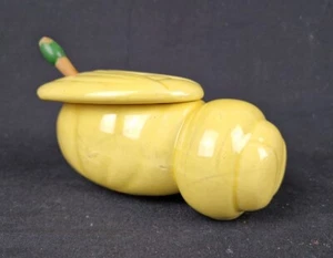 Vaso miele vintage ceramica - a forma di api bombo - 14 cm - anni '70 - Foto 1 di 3