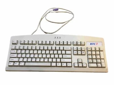 Vintage BTC Keyboard Model 7800 Clicky Large Keys *Untested!* - Image 1 of 4