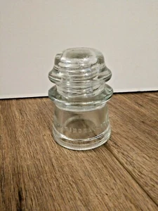 Vintage Hemingray-17 insulator clear glass - EXC! - Picture 1 of 3