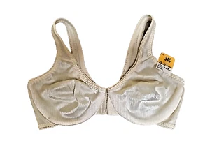 Vtg Bestform Satin Unlined Front Closure Underwire Bra Size 34C #0652 Delicate - Picture 1 of 4