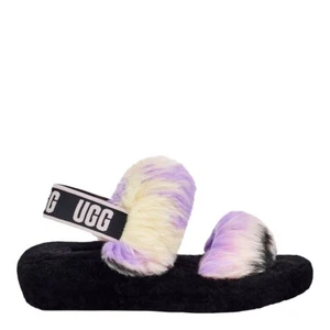 UGG Women's Oh Yeah Tie Dye Slide Slipper Magnolia 1119821-MGNL f - Picture 1 of 6