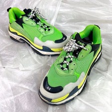 Buy Your size Balenciaga Triple S Trainers Green Yellow