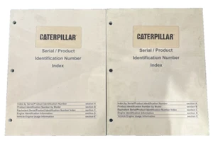 CATERPILLAR OEM Serial/Product Identification Number Index SEBF9451-28; 98,02,03 - Picture 1 of 4