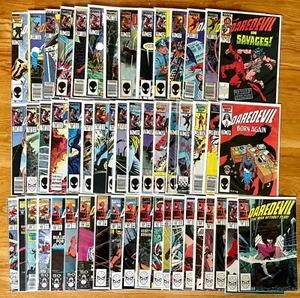 DAREDEVIL #202 - 305 Copper Age Run Lot 51 Total Issues! 1980s Marvel F/VF- - Picture 1 of 10