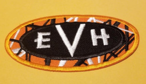 EVH Eddie Van Halen Worldwide Shipping Embroidered Patch 2 x 4"