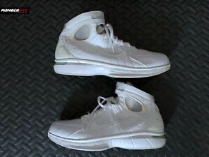 Nike 2004 White on White Patent Leather Huarache 2K4 Shoes Size 7.5 Men 041202