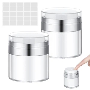 Angelikashalala 2 Stück Airless Pumpspender, Pumpspender, Pumpflasche, Creme Pum