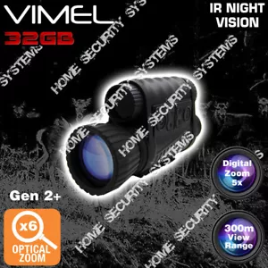 Monocular Night Vision Camera NV Digital Recorder IR Goggles Security Gen 2+ - Picture 1 of 6