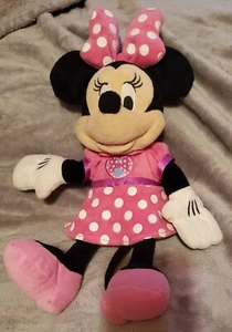 Vestido Minnie Mouse 15" de peluche rosa relleno niña ratón juguete colección regalo - Imagen 1 de 4