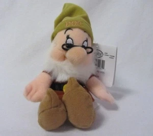 MINI BOLSO DE PELUCHE ENANO DE 8" DISNEY STORE DOC DOC JUGUETE COLECCIONABLE MWT - Imagen 1 de 4