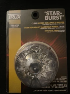 Clear/ Amber Watermelon LED Starburst Pattern Light - Picture 1 of 4
