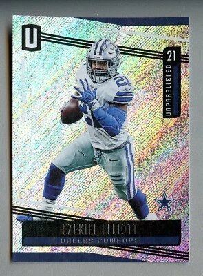 EZEKIEL ELLIOTT - 2019 UNPARALLELED BASE CARD# 108 - Image 1 of 2