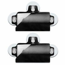 Allison MINI Clip Electronic Toll Tag Holder for Small E-ZPass BLACK- 2 Pack