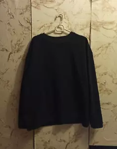 Men Muji Black Pullover Sweatshirt, Size L-XL - Picture 1 of 6