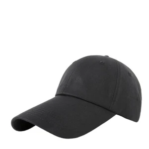 Gorra de béisbol M/XL/XXL de 11 cm de largo Bill lisa de gran tamaño de algodón sin estructura para papá - Imagen 1 de 28