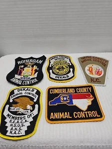 5 ANIMAL CONTROL PATCHES - - FOR DISPLAY ONLY - Picture 1 of 9
