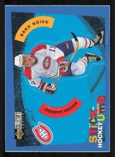 1997-98 Collector's Choice Stick 'Ums #S5 Saku Koivu
