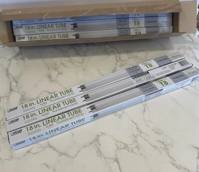 Box Of 6 Feit Electric 18” Cool White 15 Watt Fluorescent Tubes - Image 1 of 4