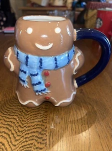 11oz Stoneware Gingerbread Man Christmas Mug Brown - Threshold Target Christmas - Picture 1 of 4
